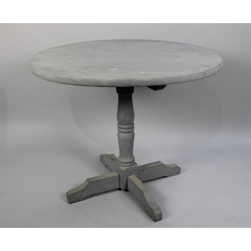 423 - A Late 20th Century Circular Painted Dining Table, 91cm Diameter