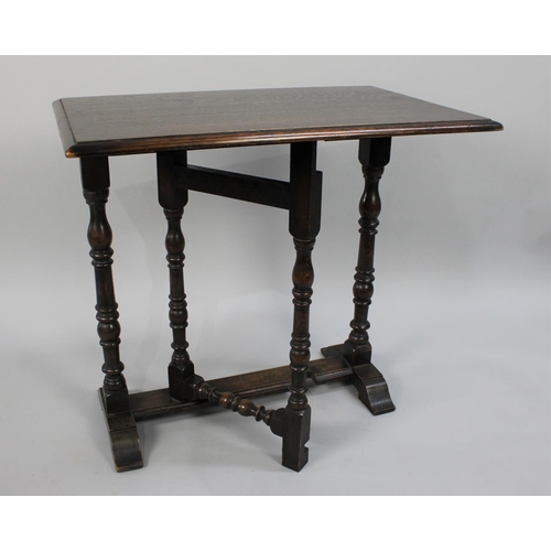 436 - A Mid 20th Century Oak Screen/table with Gate Leg Support, 71cm wide