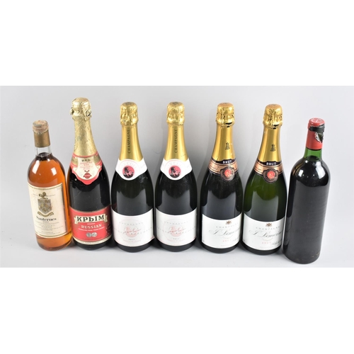 101 - Four Bottles of Champagne, One Bottle of Sparkling Russian Wine, One Bottle Sauternes, One Bottle of... 