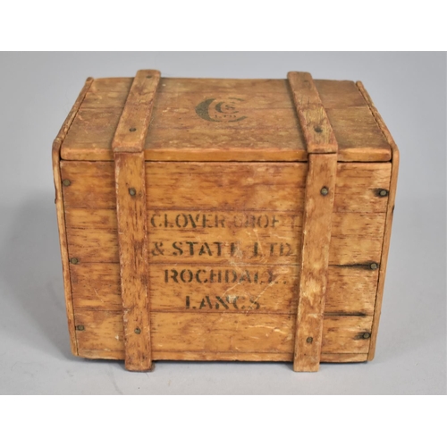 30 - A Novelty Box in the Form of a Packing Crate, 13cms Wide