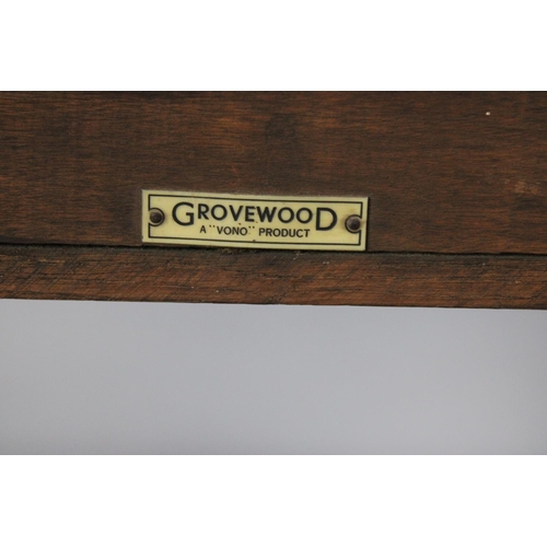 46 - An Edwardian Oak Four Shelf Open Bookcase by Grovewood, 73cms Wide