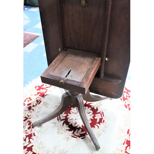 461 - A 19th Century Mahogany Breakfast Table, 142x90cm Top, Top Faded