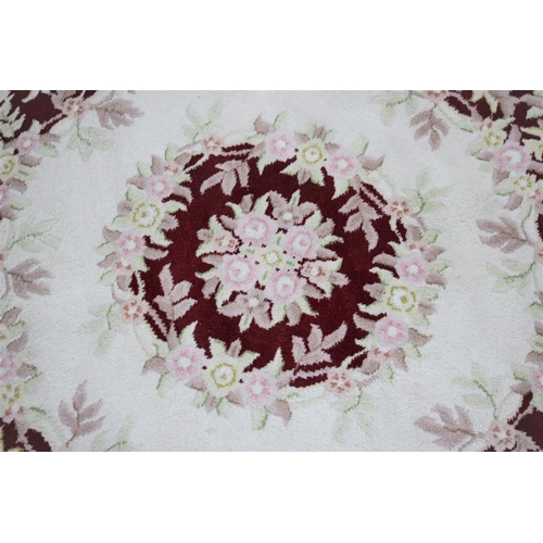 463 - A Woollen Circular Rug, 180cm Diameter