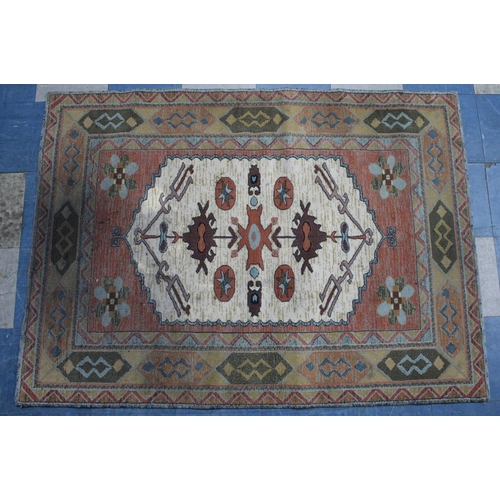 465 - A Patterned Rug, 167x127cm