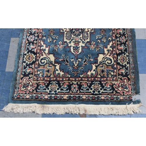 469 - A Patterned Rug, 145x92cm, Condition Issues