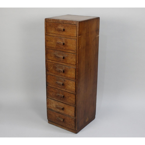 70 - An Early/Mid 20th Century Eight Drawer Chest, 36cms by 36cms by 107cms High