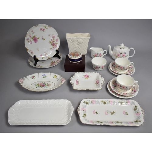 A Collection of Various Ceramics to Comprise Minton Rose
