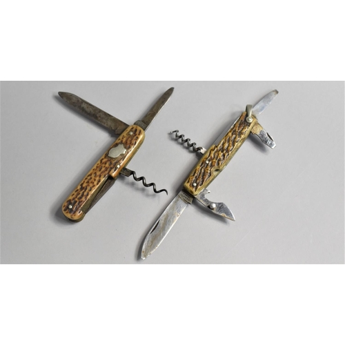 43 - Two Vintage Multitool Knives, One By George Wolstenholme and a French Example