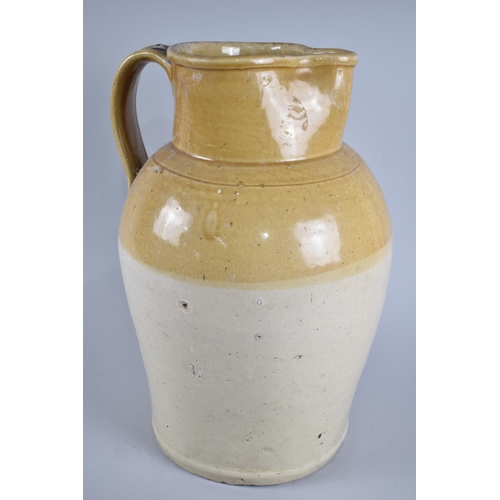 78 - A Large Stoneware Honey Glazed Jug, 37cms High