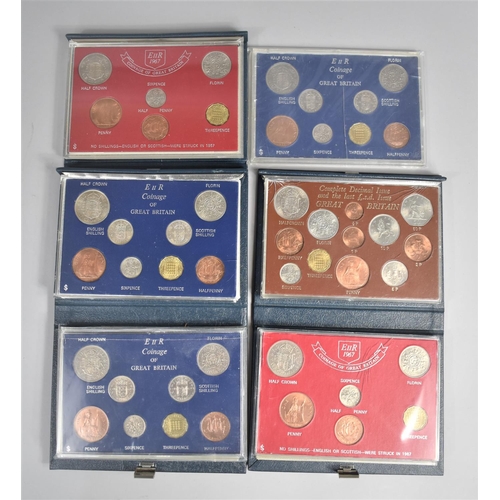 93 - A Collection of Six Sets, Coinage of Great Britain