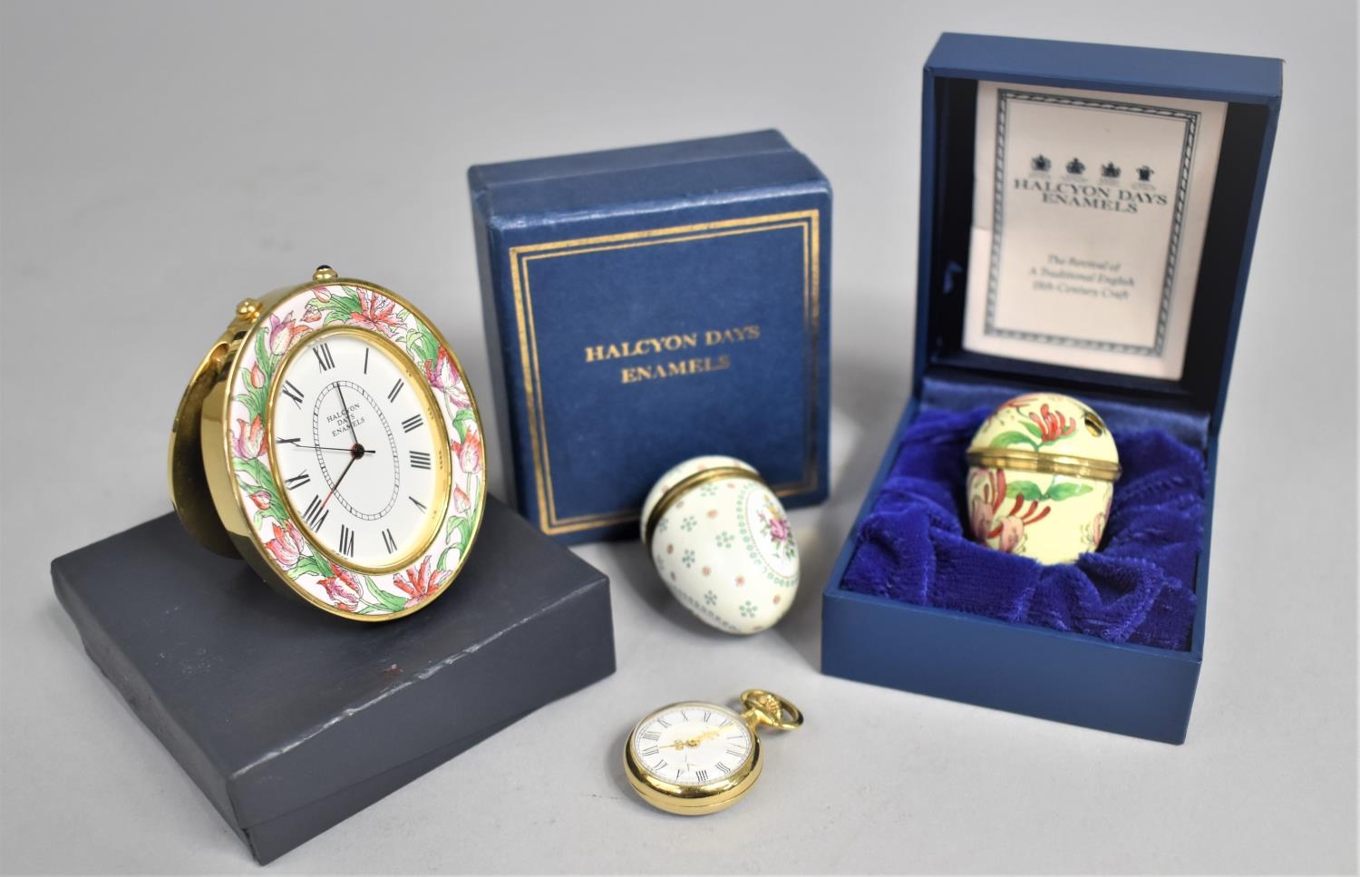 Halcyon days enamels hot sale pocket watch