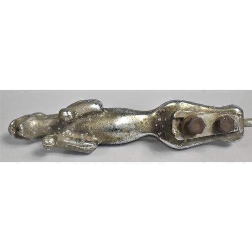 38 - A Vintage Jaguar Chromed Mascot, Numbered Under, by WBB, 20cms Long