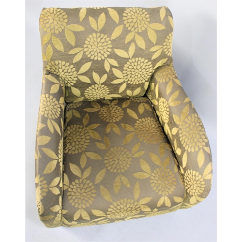 464 - A Modern Upholstered Ladies Armchair