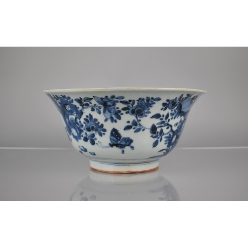 9 - An Early Chinese, Probably Kangxi Period (1662-1722) Porcelain Bowl of Flared Rim Form Decorated wit... 