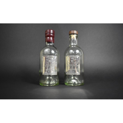 330 - Two Aberlour Whisky Bottles with Silver Labels Inscribed A'bunadh Limited Edition Sterling Silver La... 