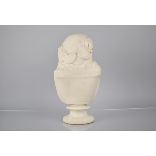 299 - A Copeland Parian Bust of Cenone with Inscription Verso 'WC Marshall RA Sculpt, Pub Jan 1 1860, By W... 