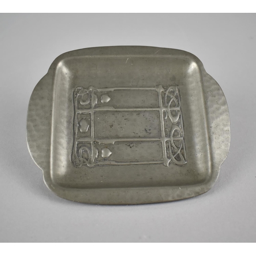 405 - An Archibald Knox Tudric Pewter Ashtray for Liberty and Co, No 01259, 12cms Wide