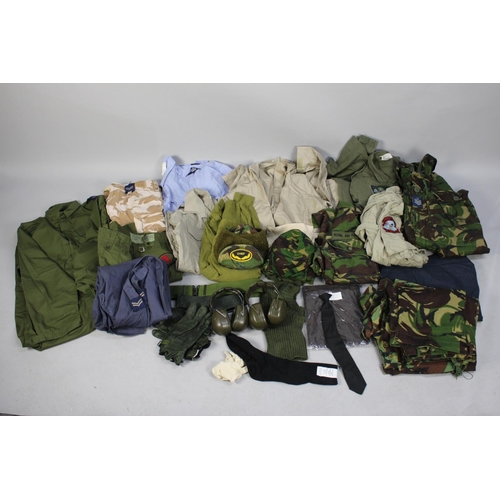 100 - A Large Quantity of Military RAF Uniforms and Sundries, Kit Bags Etc