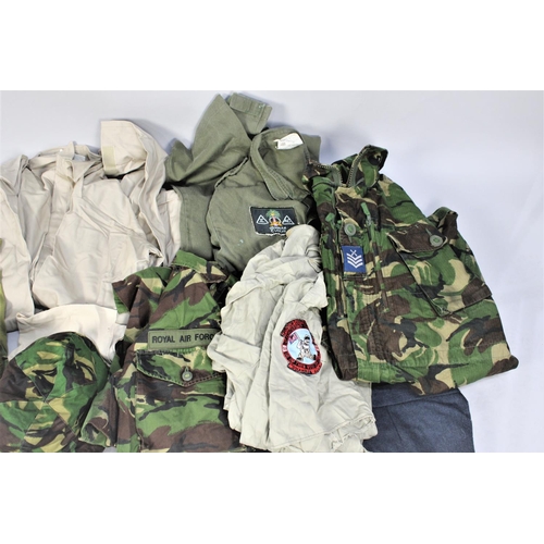 100 - A Large Quantity of Military RAF Uniforms and Sundries, Kit Bags Etc