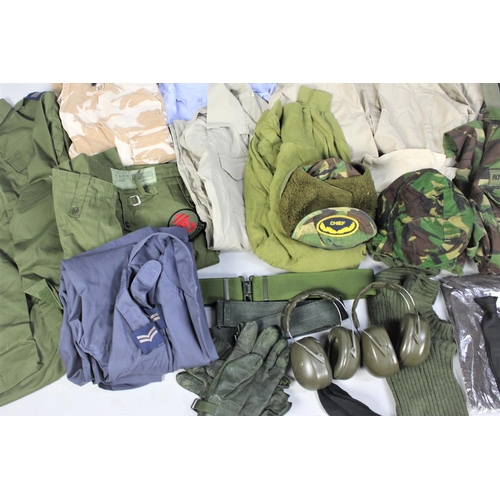 100 - A Large Quantity of Military RAF Uniforms and Sundries, Kit Bags Etc