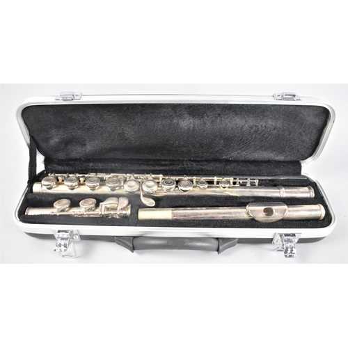 137 - A Cased Silver Plated Odyssey OSL100 Flute