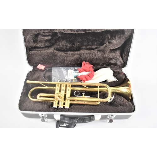 142 - A Modern Brass Rikter Trumpet by Inter Music