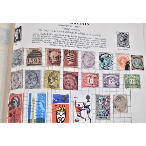 158 - A Collection of Various Schoolboy Stamp Albums Containing Stamps from Victoria Onwards together with... 