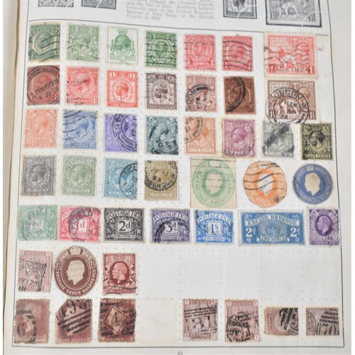 158 - A Collection of Various Schoolboy Stamp Albums Containing Stamps from Victoria Onwards together with... 