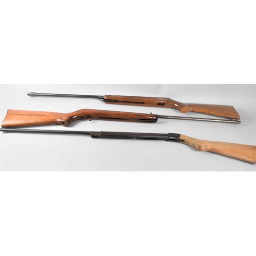 199 - A Collection of Three Vintage Air Rifles All in Need of Some Attention, to Include BSA Meteor