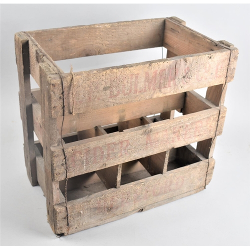 213 - A Vintage Bulmers Six Bottle Cider Crate, 38cms Wide