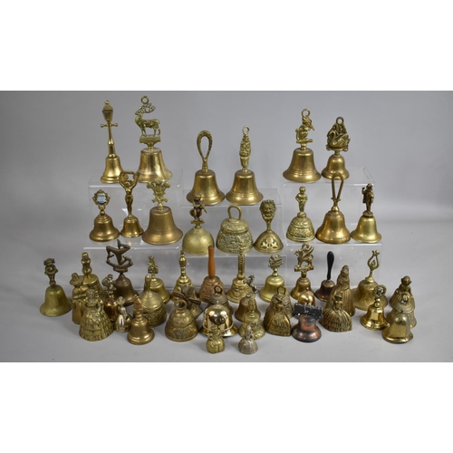 348 - A Large Collection of Various Bells