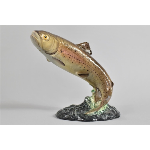 369 - A Beswick Ceramic Model of a Leaping Trout, No. 1032