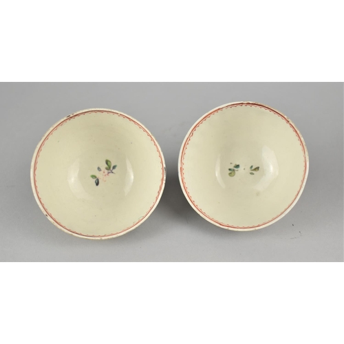 379 - Two 18th/19th Century Floral Decorated Tea Bowls