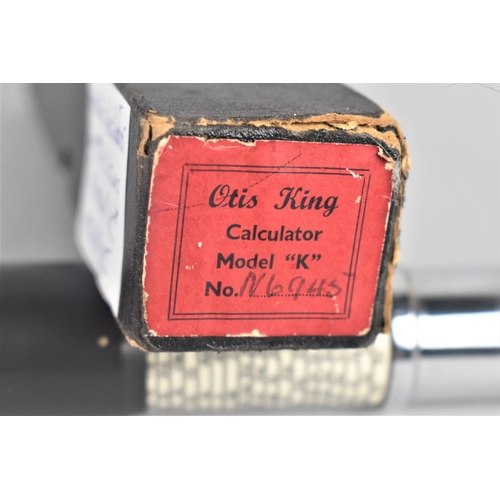 38 - A Vintage Otis King Model K Calculator, No N6945