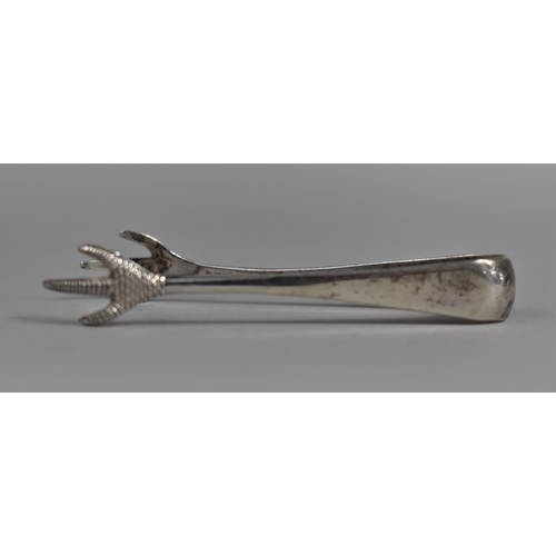 405 - A Silver Sugar Bow with Birds Feet Nips, Sheffield Hallmark