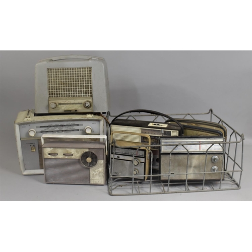 458 - A Collection of Various Vintage Radios, Condition Issues to All and All Unchecked Etc