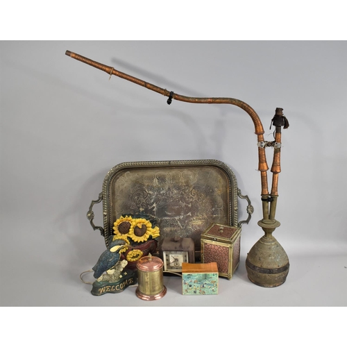 463 - A Collection of Various Vintage and Later Sundries to comprise Shisha Pipe, Bakelite Clock, Gallerie... 