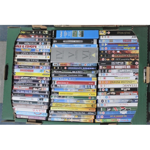 473 - Four Boxes of Various Mainstream DVDs