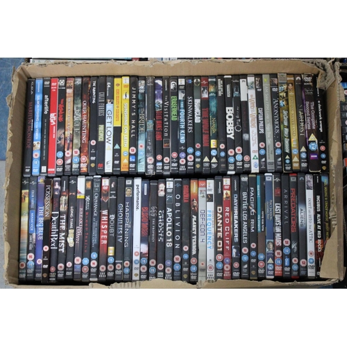 474 - Four Boxes of Various Mainstream DVDs