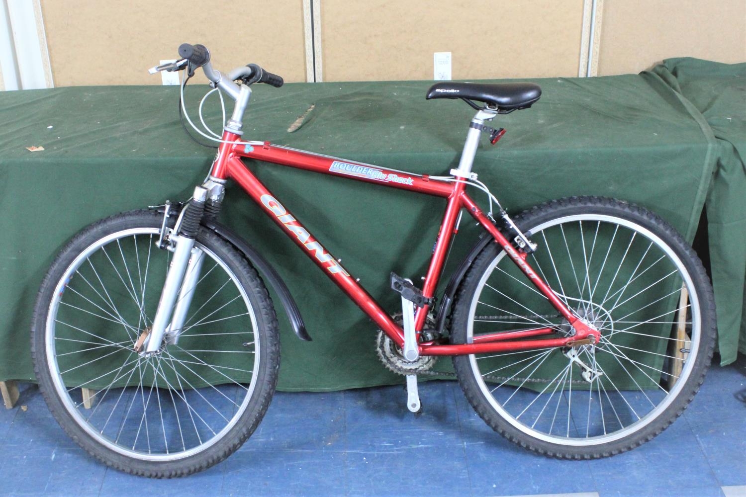 A Giant Boulder Alu Shock Bicycle