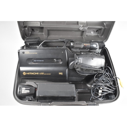 476 - A Cased Hitachi VHS Video Camera/Recorder