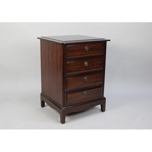 503 - A Mahogany Stag Bedroom Chest of Four Drawers, 53x46.5x71cm high