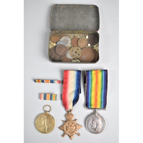 88 - A Collection of Three WWI Medals Awarded to 12550 Pte. C Clarke, Scottish Rifles together with Vario... 