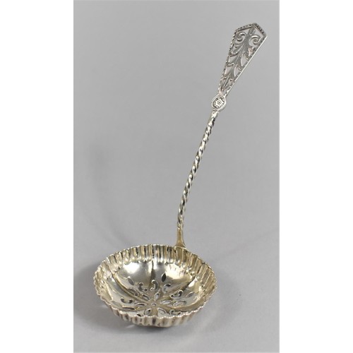 416 - A Silver Sugar Castor/Spice Spoon by G E Walton & Co Ltd (George Edwin Walton), Birmingham 1899