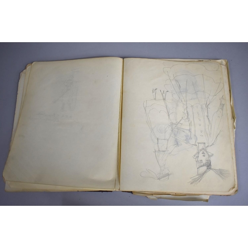 142 - A 1920s Artists Sketchbook Containing Many Drawings