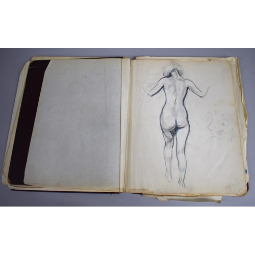 142 - A 1920s Artists Sketchbook Containing Many Drawings