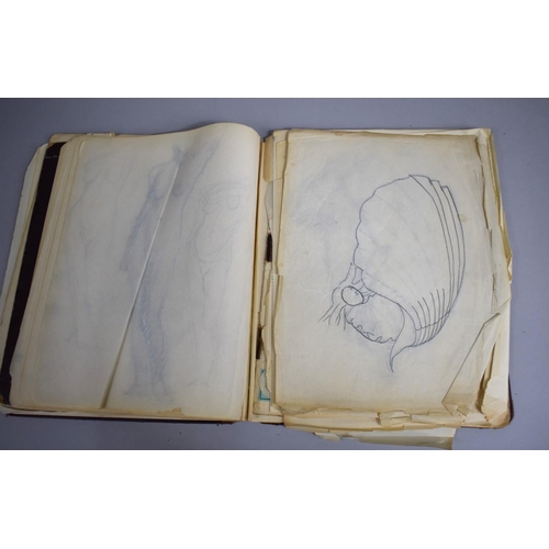 142 - A 1920s Artists Sketchbook Containing Many Drawings