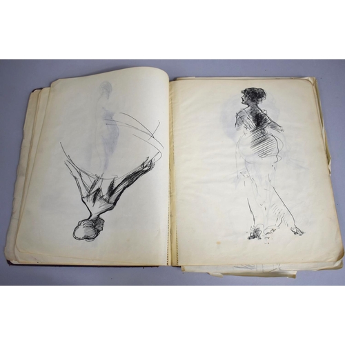 142 - A 1920s Artists Sketchbook Containing Many Drawings