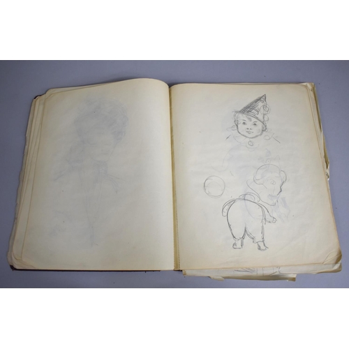 142 - A 1920s Artists Sketchbook Containing Many Drawings