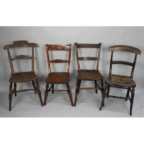 427 - Four Various Late 19th/20th Century Chairs